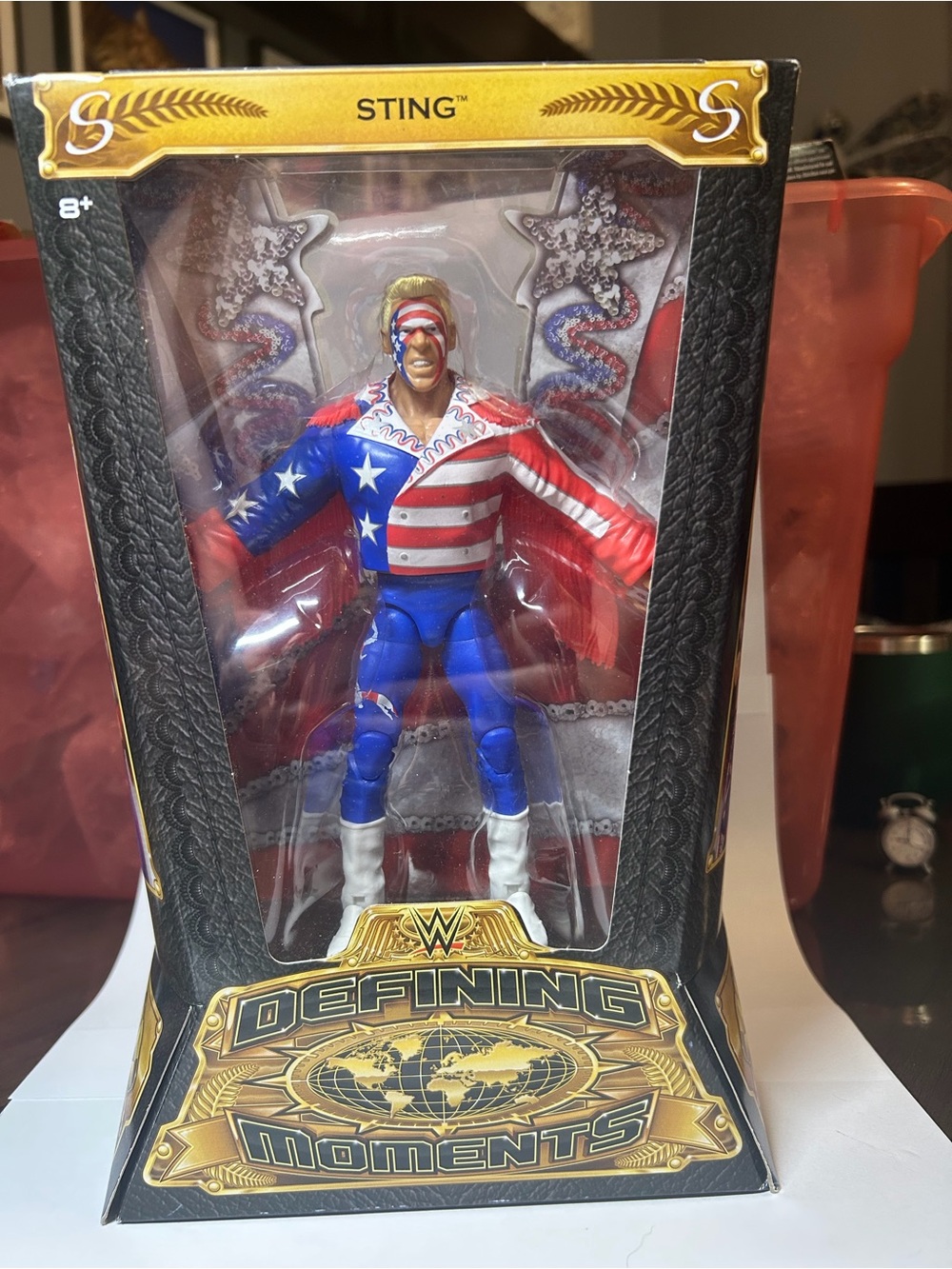 WWE Sting Action Figure – Red, White & Blue Stars Costume